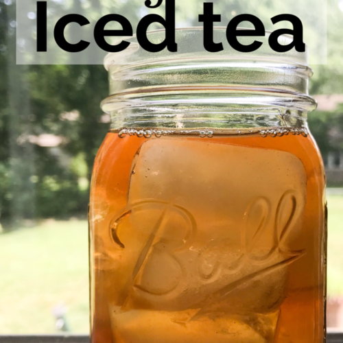 Cold Brew Iced Tea with Tea Bags - Fork in the Kitchen